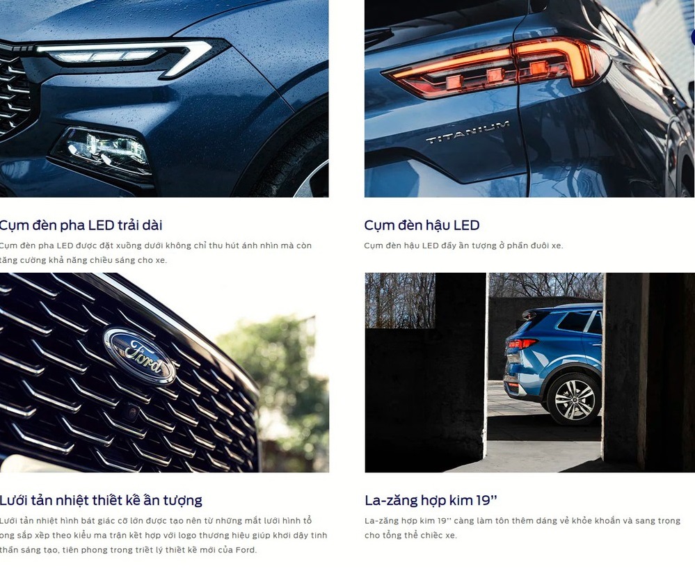 Trang bị nổi bật của Ford Territory 2023 Trang bị nổi bật của Ford Territory 2023