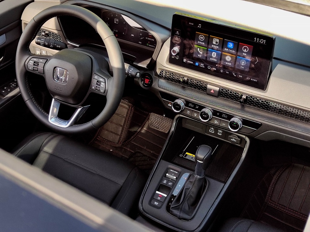Honda CR-V 2023 dùng màn hình cảm ứng trung tâm 10,1 inch bị coi là khá nhỏ tại Trung Quốc