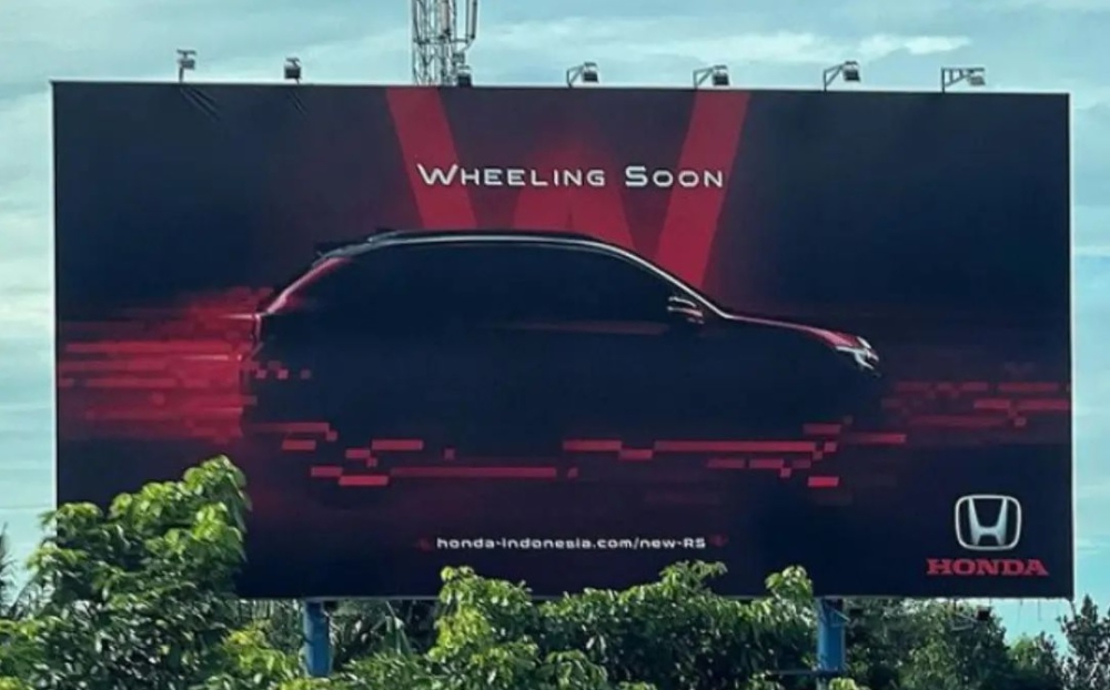 Biển quảng cáo về sự kiện ra mắt xe mới của Honda tại Indonesia Biển quảng cáo về sự kiện ra mắt xe mới của Honda tại Indonesia