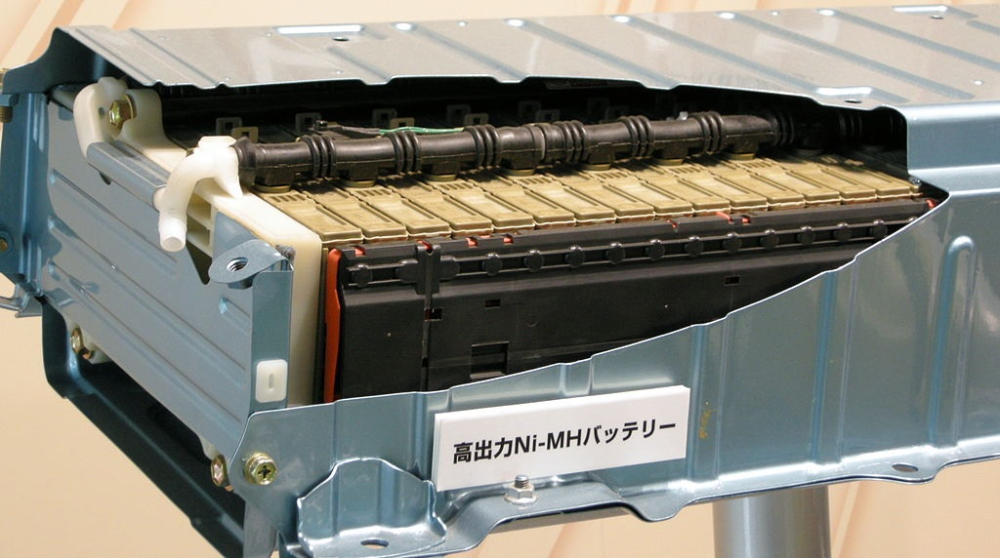 Một cụm pin Ni-MH dùng cho xe hybrid của Toyota