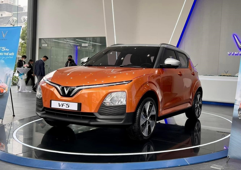 VinFast VF5 Plus lần đầu tiên được trưng bày tại Việt Nam VinFast VF5 Plus lần đầu tiên được trưng bày tại Việt Nam