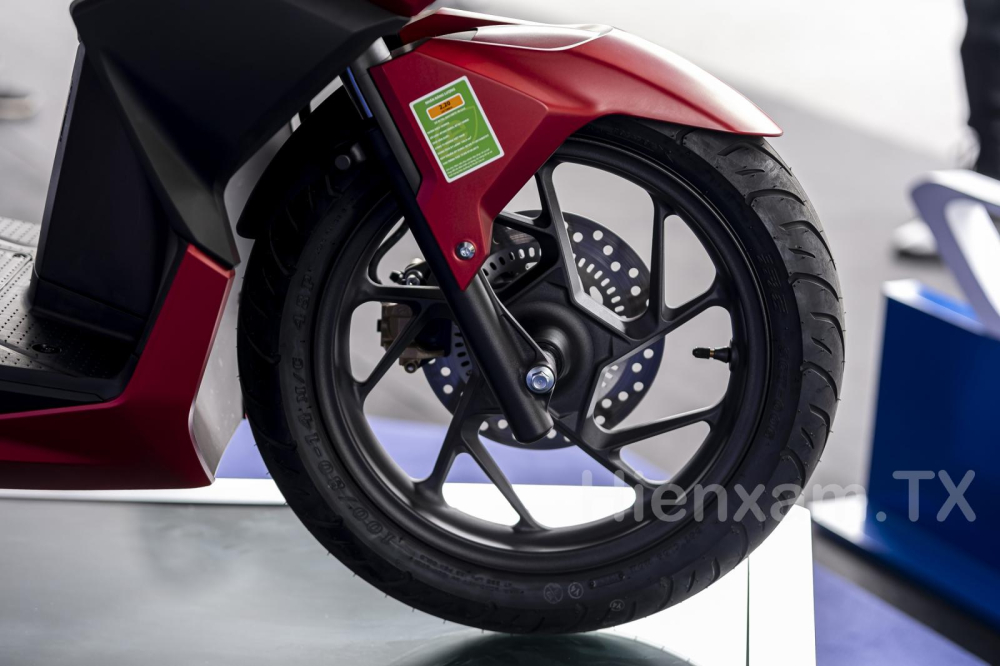 The tire size on Honda Vario 160 has also been increased