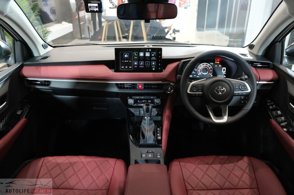 Nội thất của Toyota Vios 2023 ở thị trường Thái Lan