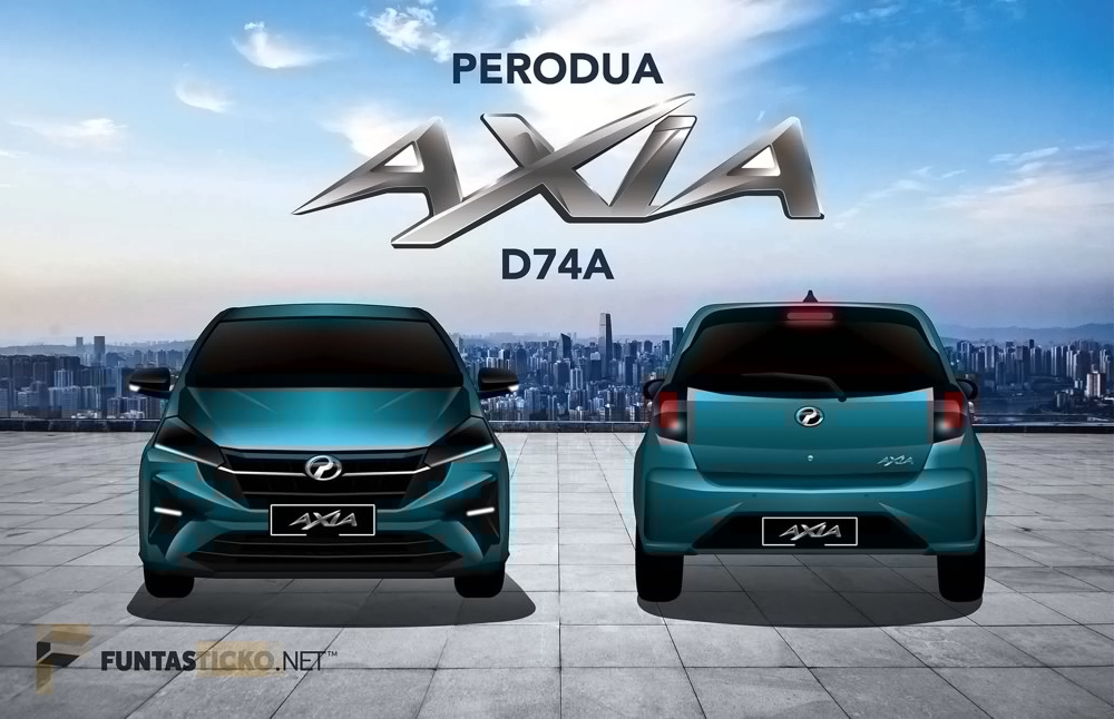 Hình ảnh phác họa thiết kế của Perodua Axia 2023 Hình ảnh phác họa thiết kế của Perodua Axia 2023