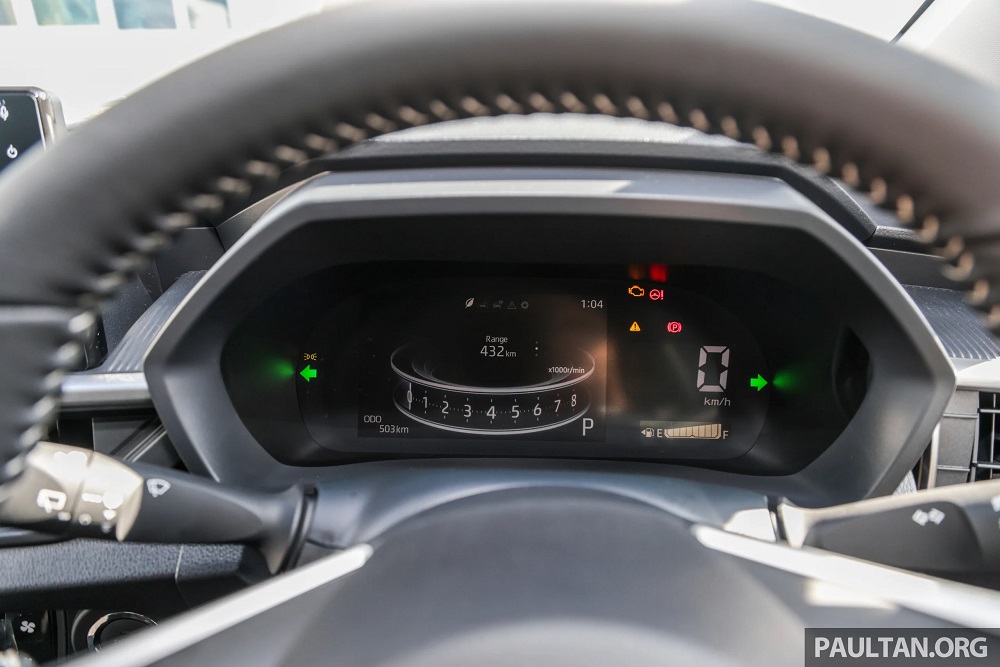 Bảng đồng hồ kỹ thuật số của Perodua Axia Bảng đồng hồ kỹ thuật số của Perodua Axia