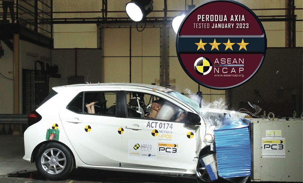 Perodua Axia 2023 nhận 4 sao an toàn của ASEAN NCAP Perodua Axia 2023 nhận 4 sao an toàn của ASEAN NCAP