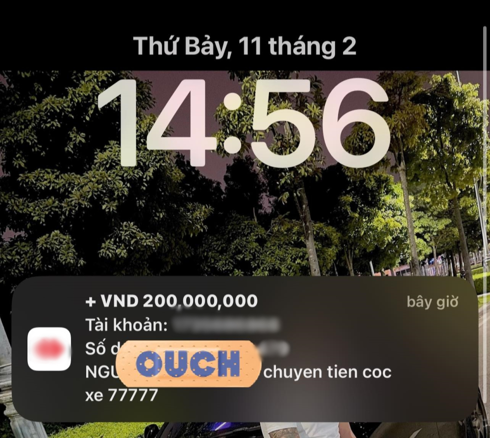 Xe đã được cọc 200 triệu đồng Xe đã được cọc 200 triệu đồng