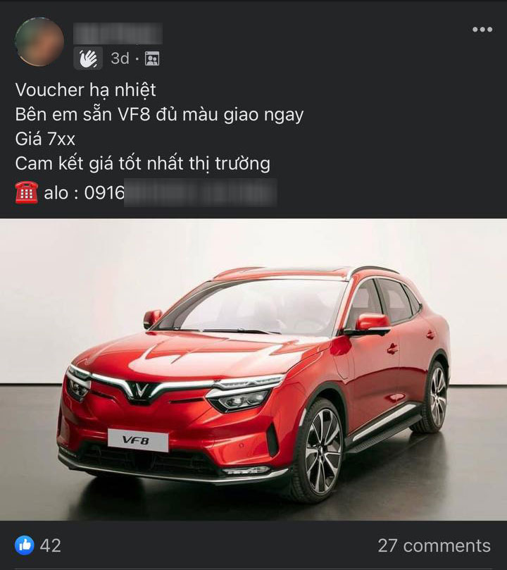 Sở dĩ VinFast VF8 có giá hấp dẫn như vậy là vì voucher Vinhomes hạ nhiệt Sở dĩ VinFast VF8 có giá hấp dẫn như vậy là vì voucher Vinhomes hạ nhiệt