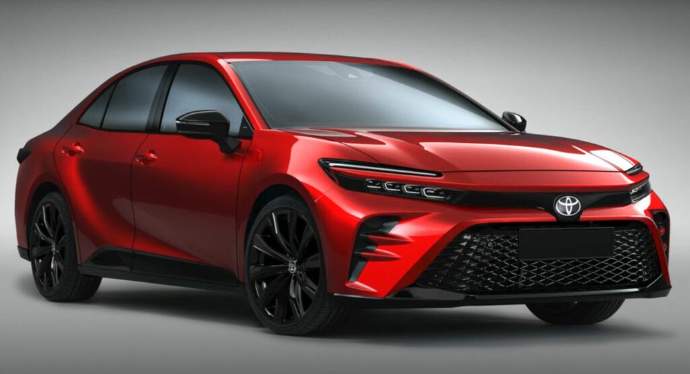 Hình ảnh phác họa Toyota Camry 2024 của Theophilus Chin 