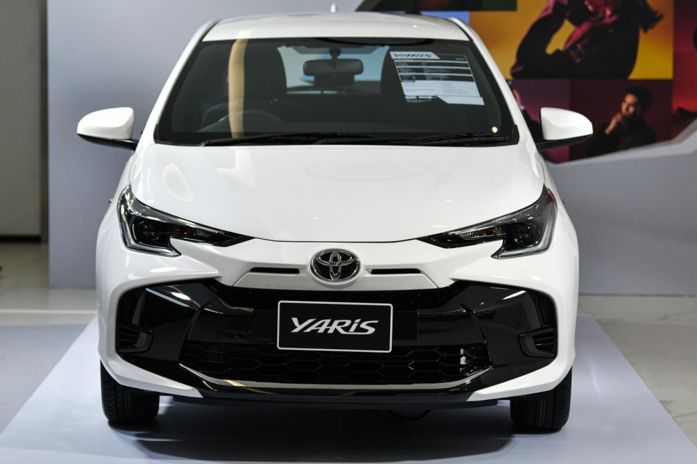 Cận cảnh đầu xe của Toyota Yaris 2023