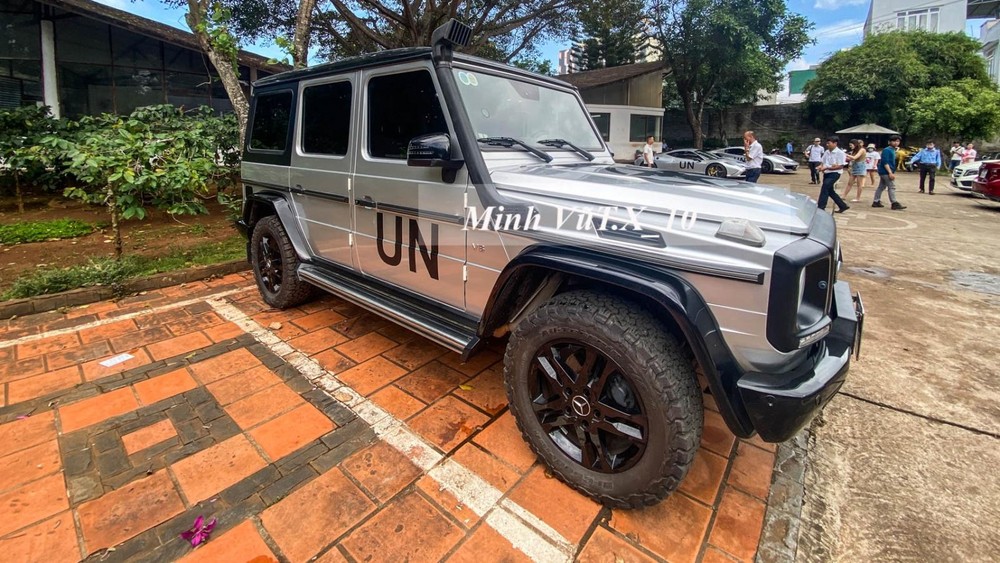 Mercedes-Benz G500 Edition 35 in its previous appearance at the coffee village in November 2022