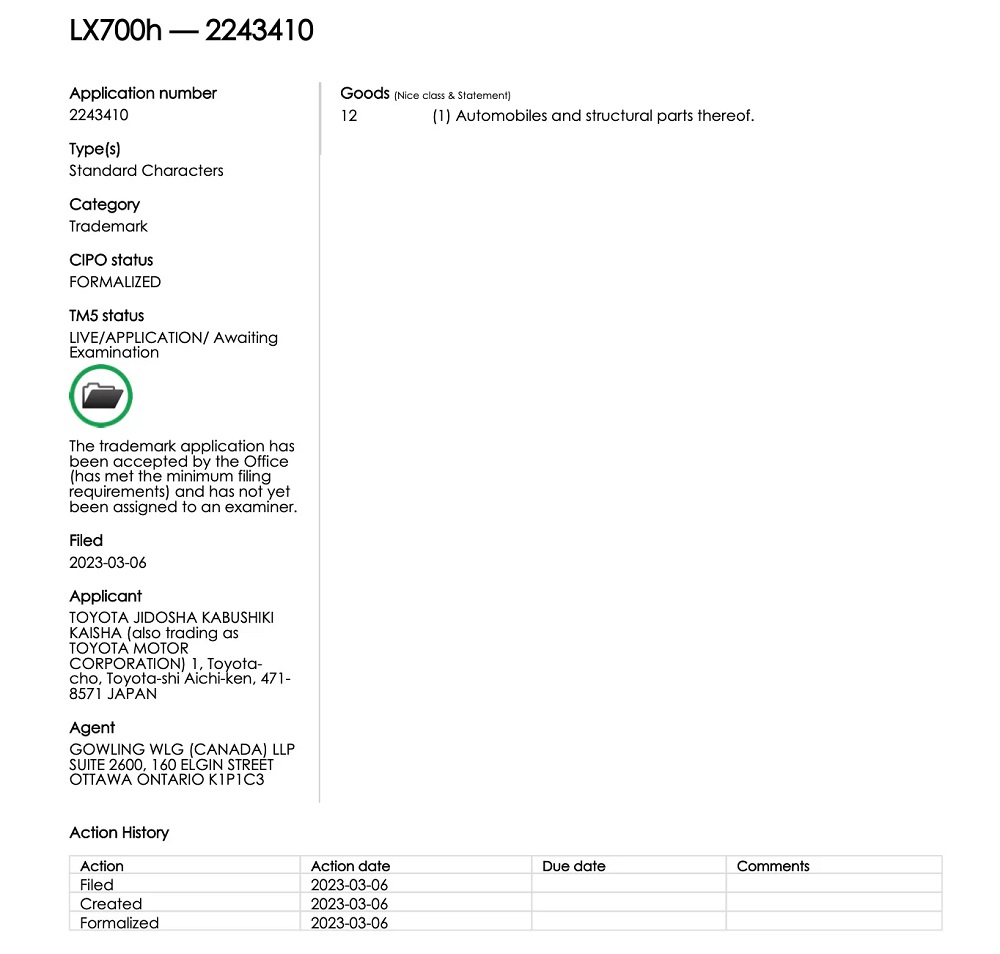 Chuyên cơ mặt đất Lexus LX chuẩn bị có thêm phiên bản 700h mới