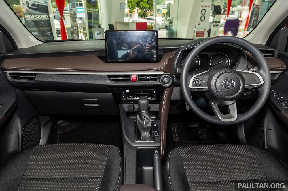 Nội thất của Toyota Vios 2023 bản E