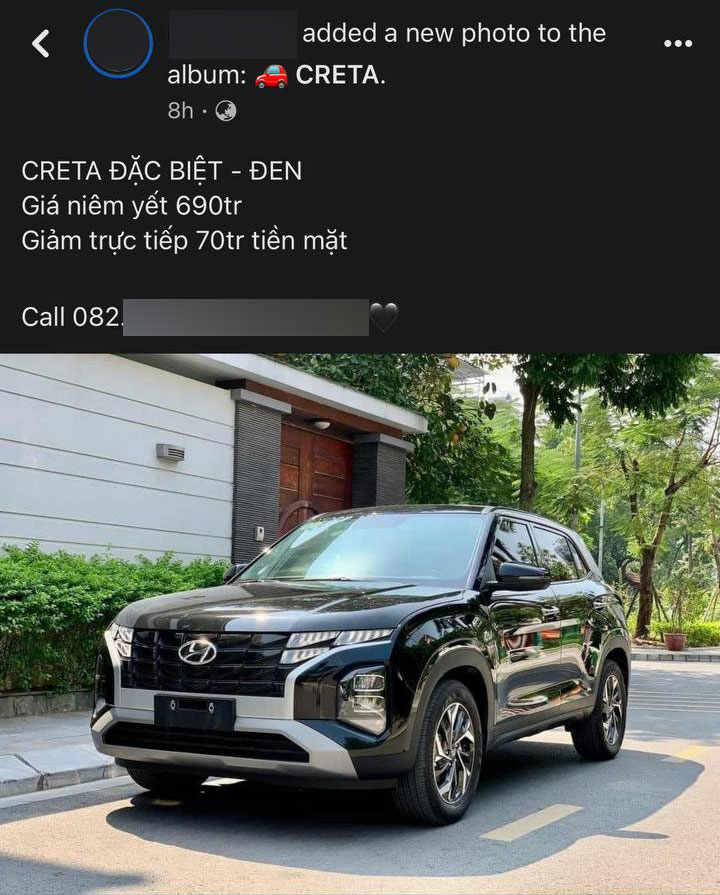 Hyundai Creta bản Đặc biệt được giảm giá từ 65 - 70 triệu đồng, tùy đại lý Hyundai Creta bản Đặc biệt được giảm giá từ 65 - 70 triệu đồng, tùy đại lý