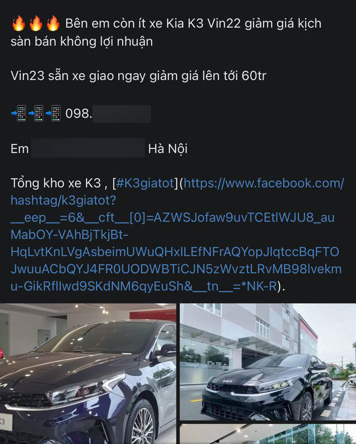 Đại lý này giảm giá lên đến 60 triệu đồng cho Kia K3 sản xuất năm 2023 Đại lý này giảm giá lên đến 60 triệu đồng cho Kia K3 sản xuất năm 2023