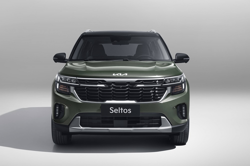 Cận cảnh đầu xe của Kia Seltos 2023 dành cho Trung Quốc Cận cảnh đầu xe của Kia Seltos 2023 dành cho Trung Quốc