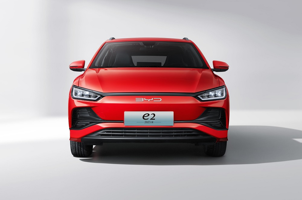 Cận cảnh đầu xe của BYD e2 2023 Cận cảnh đầu xe của BYD e2 2023