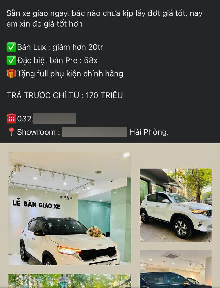 Kia Sonet bản Premium ở một đại lý được báo giá chỉ còn chưa đến 590 triệu đồng Kia Sonet bản Premium ở một đại lý được báo giá chỉ còn chưa đến 590 triệu đồng