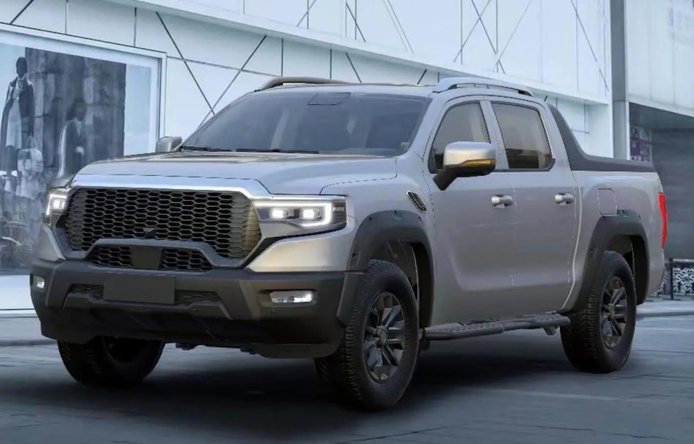 Foton Mars 9 lần đầu lộ ảnh, lại trò mượn đầu xe của 1 bán tải hạng nặng, lần này là RAM 1500 TRX 