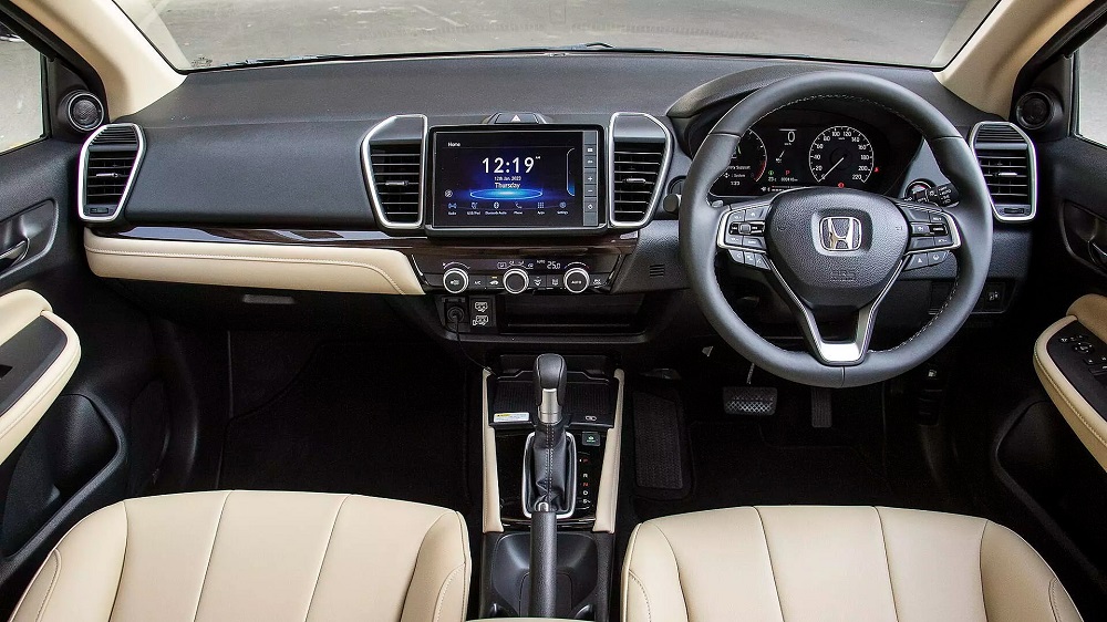 Nội thất của Honda City 2023 tại Ấn Độ Nội thất của Honda City 2023 tại Ấn Độ
