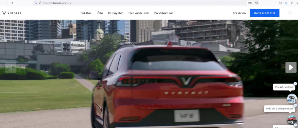 VinFastAuto cập nhật thêm mục VinFastAuto cập nhật thêm mục Phụ kiện VinFast