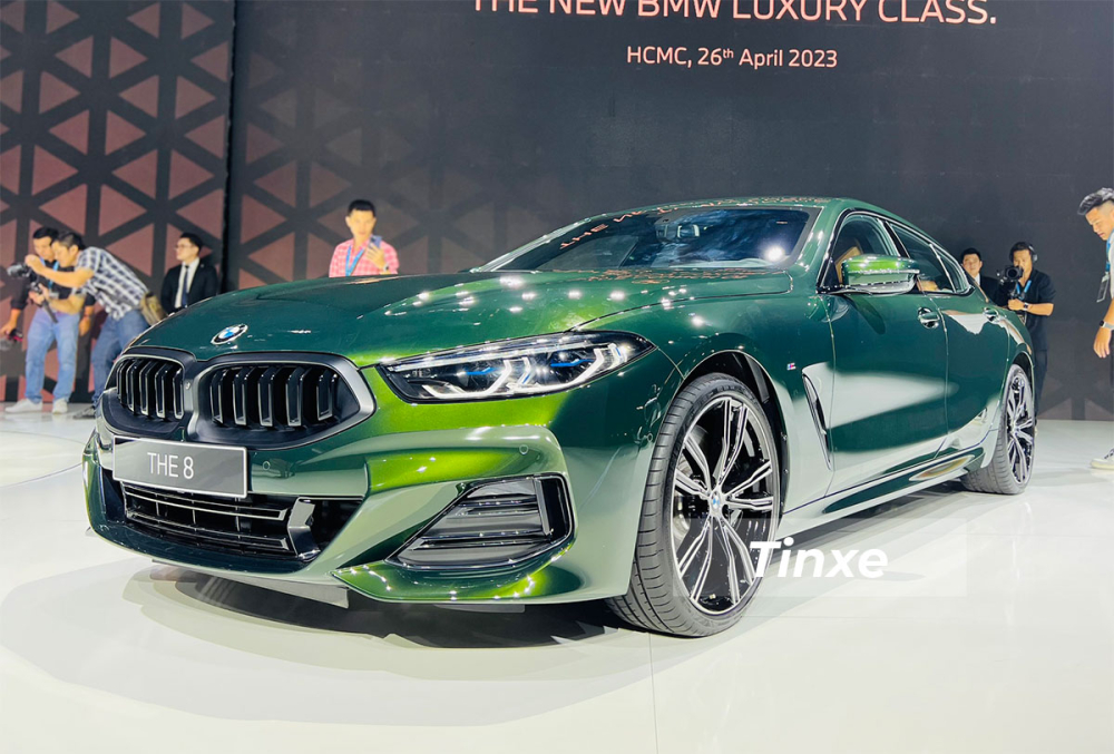 BMW 8-Series Gran Coupe 2023 dùng động cơ xăng V6 và hộp số tự động 8 cấp