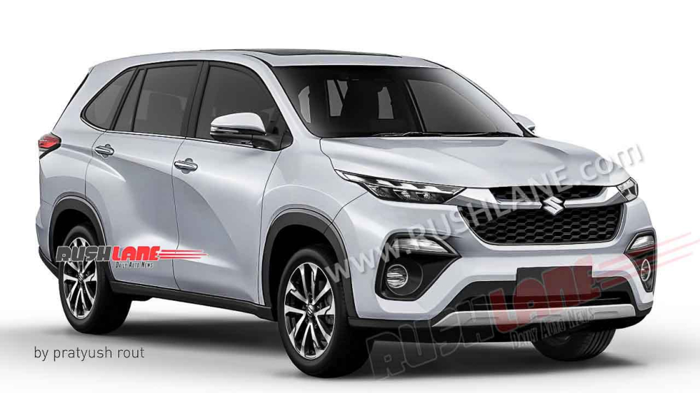 Hình ảnh phác họa mẫu MPV mới của Suzuki dựa trên Toyota Innova Hycross 2023 Hình ảnh phác họa mẫu MPV mới của Suzuki dựa trên Toyota Innova Hycross 2023