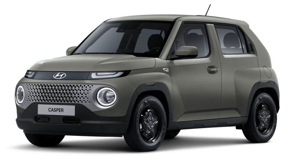 Hyundai Casper 2023 màu xanh Tomboy Khaki nhám