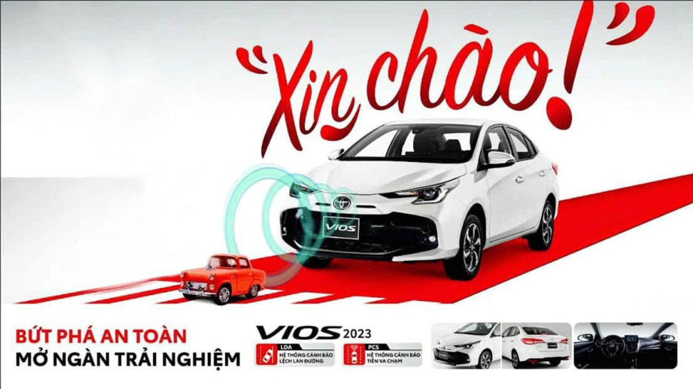 Toyota Vios 2023 lần đầu tiên được tung hình ảnh chính thức, hé lộ thêm trang bị tiện nghi và an toàn Toyota Vios 2023 lần đầu tiên được tung hình ảnh chính thức, hé lộ thêm trang bị tiện nghi và an toàn
