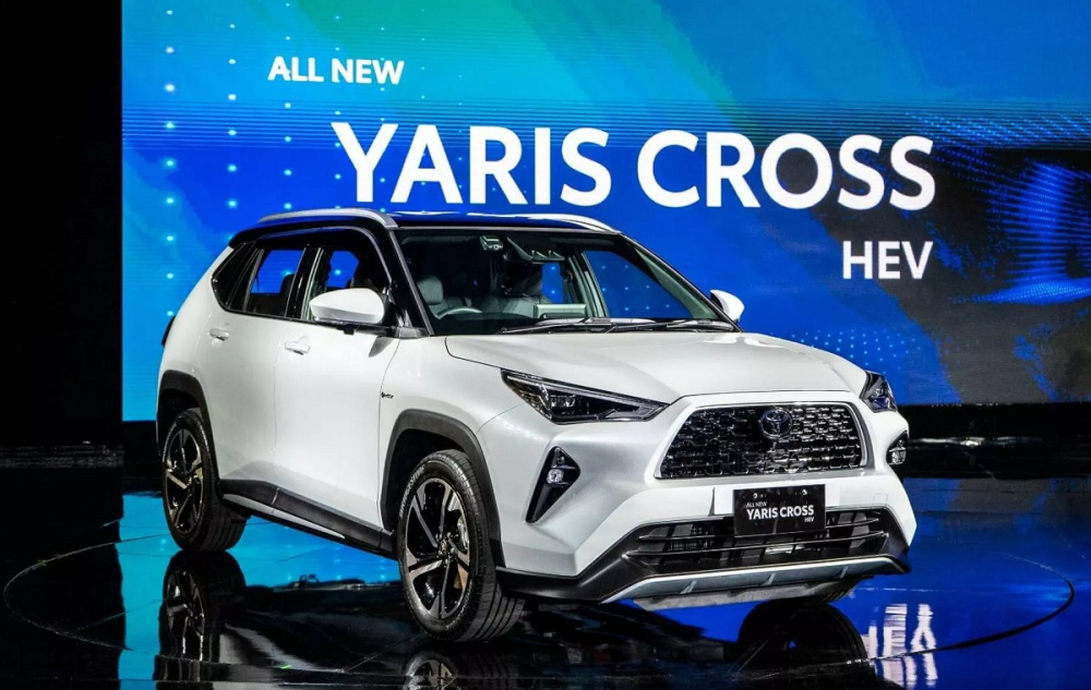 Cận cảnh đầu xe của Toyota Yaris Cross 2023