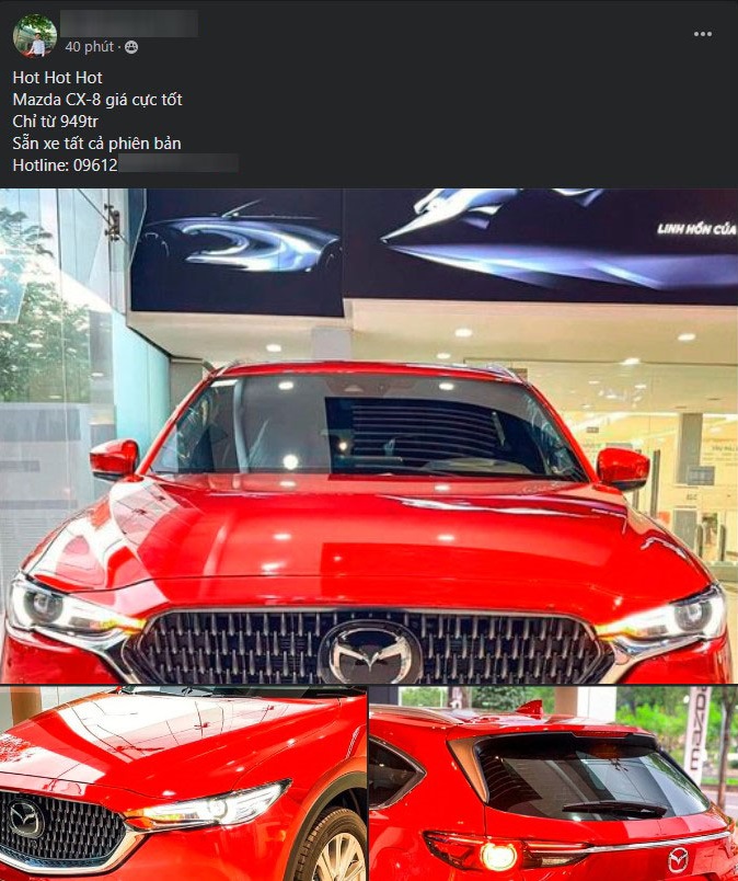 Giá Mazda CX-8  Giá Mazda CX-8 chạm đáy, bản tiêu chuẩn còn rẻ hơn cả Toyota Corolla Cross bản cao cấp