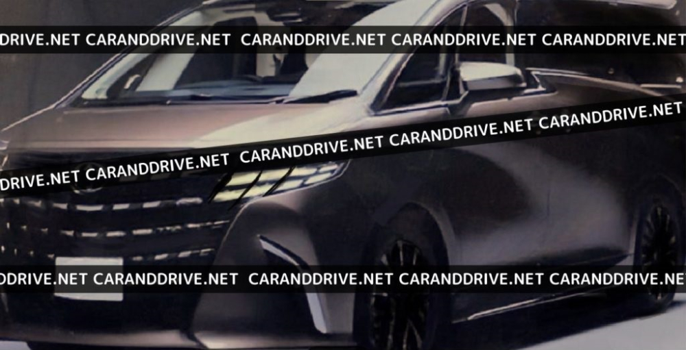 Chuyên cơ mặt đất Toyota Alphard 2023 được chốt lịch ra mắt, lộ thiết kế ngày càng rõ hơn