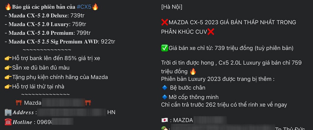Mazda CX-5 tiếp tục được giảm giá sâu, bản tiêu chuẩn chỉ còn 739 triệu đồng Mazda CX-5 tiếp tục được giảm giá sâu, bản tiêu chuẩn chỉ còn 739 triệu đồng