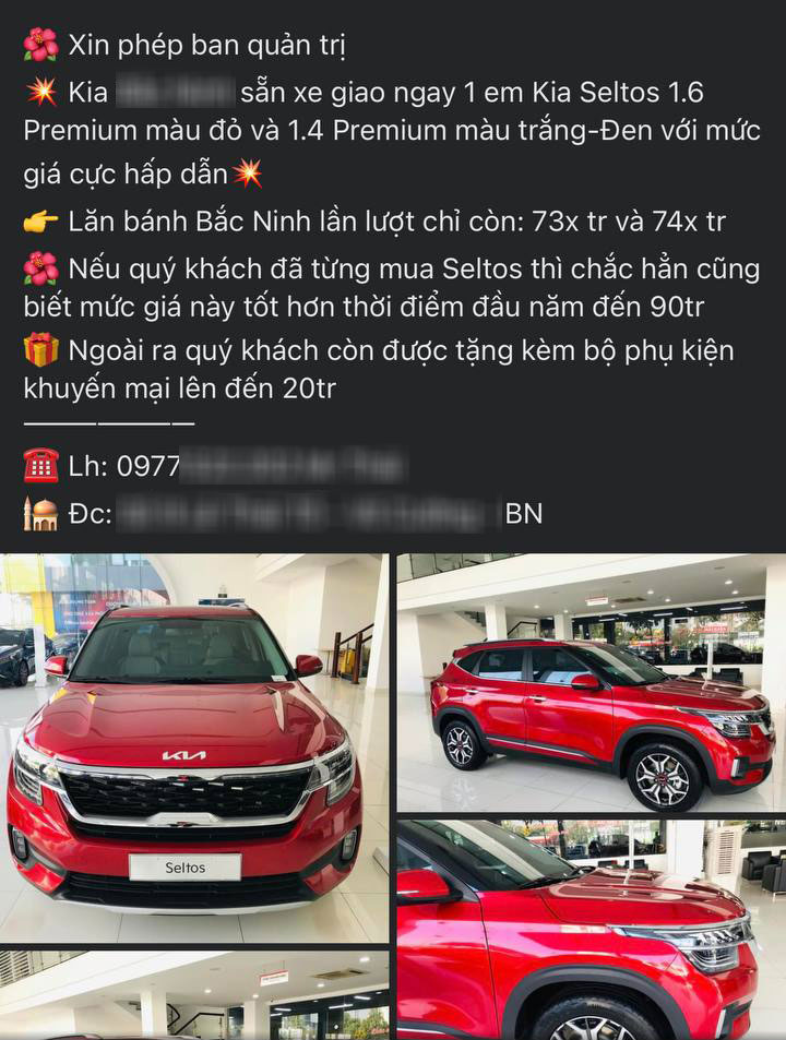 Đại lý này lại ưu đãi cho Kia Seltos bản 1.6 Premium và 1.4 Premium Đại lý này lại ưu đãi cho Kia Seltos bản 1.6 Premium và 1.4 Premium