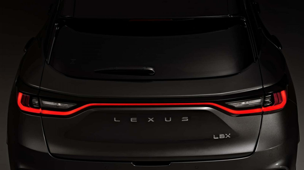 Đèn hậu của Lexus LBX 2024