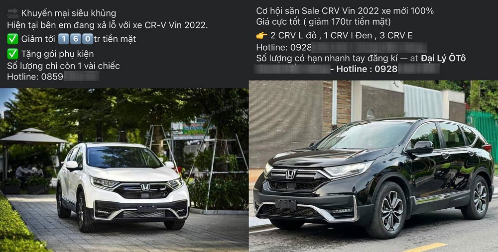 Không thua kém Mazda CX-5, Honda CR-V cũng được giảm giá lên đến 170 triệu đồng tại đại lý