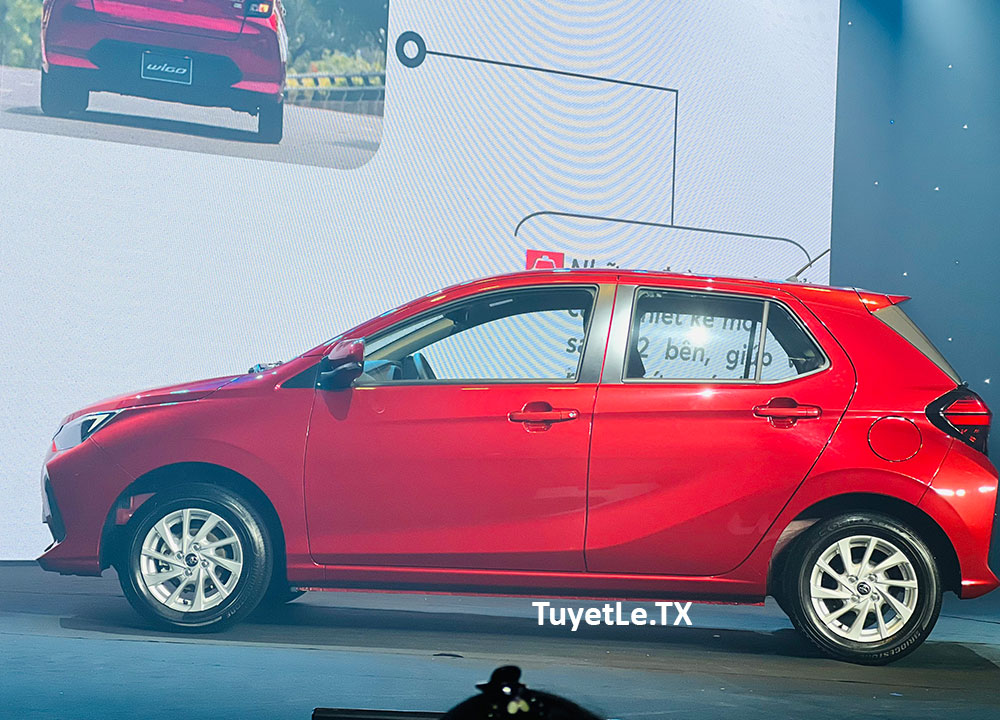 Toyota Wigo 2023 tăng kích thước so với thế hệ cũ
