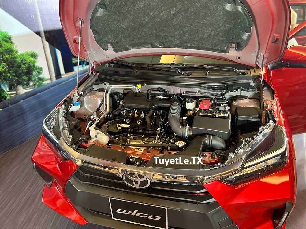 Toyota Wigo 2023 dùng động cơ 1.2L mới và hộp số D-CVT thay cho hộp số tự động AT cũ