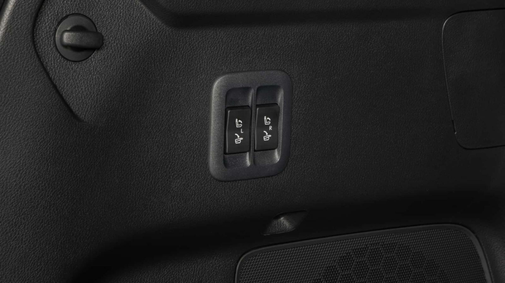 Nút bấm để gập ghế của Lexus TX 2024
