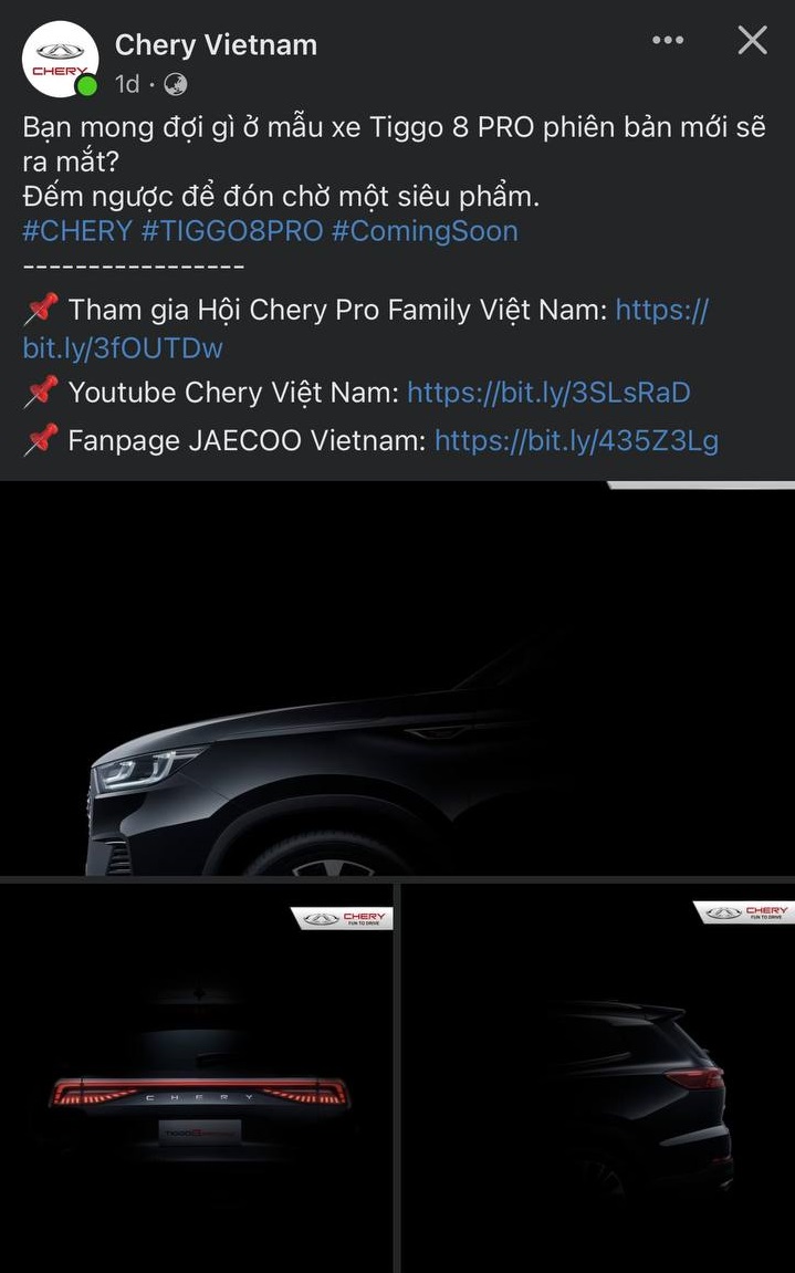 Chery Tiggo 8 Pro Max 2023 có thể sắp ra mắt Việt Nam Chery Tiggo 8 Pro Max 2023 có thể sắp ra mắt Việt Nam
