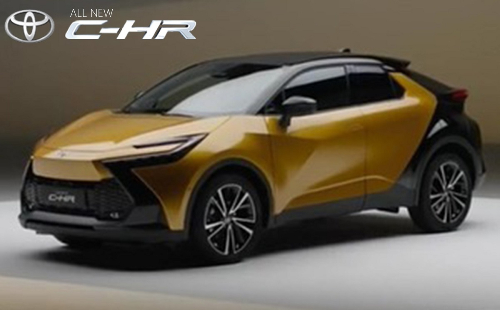 SUV cỡ B Toyota C-HR 2024 rò rỉ hình ảnh trước ngày ra mắt