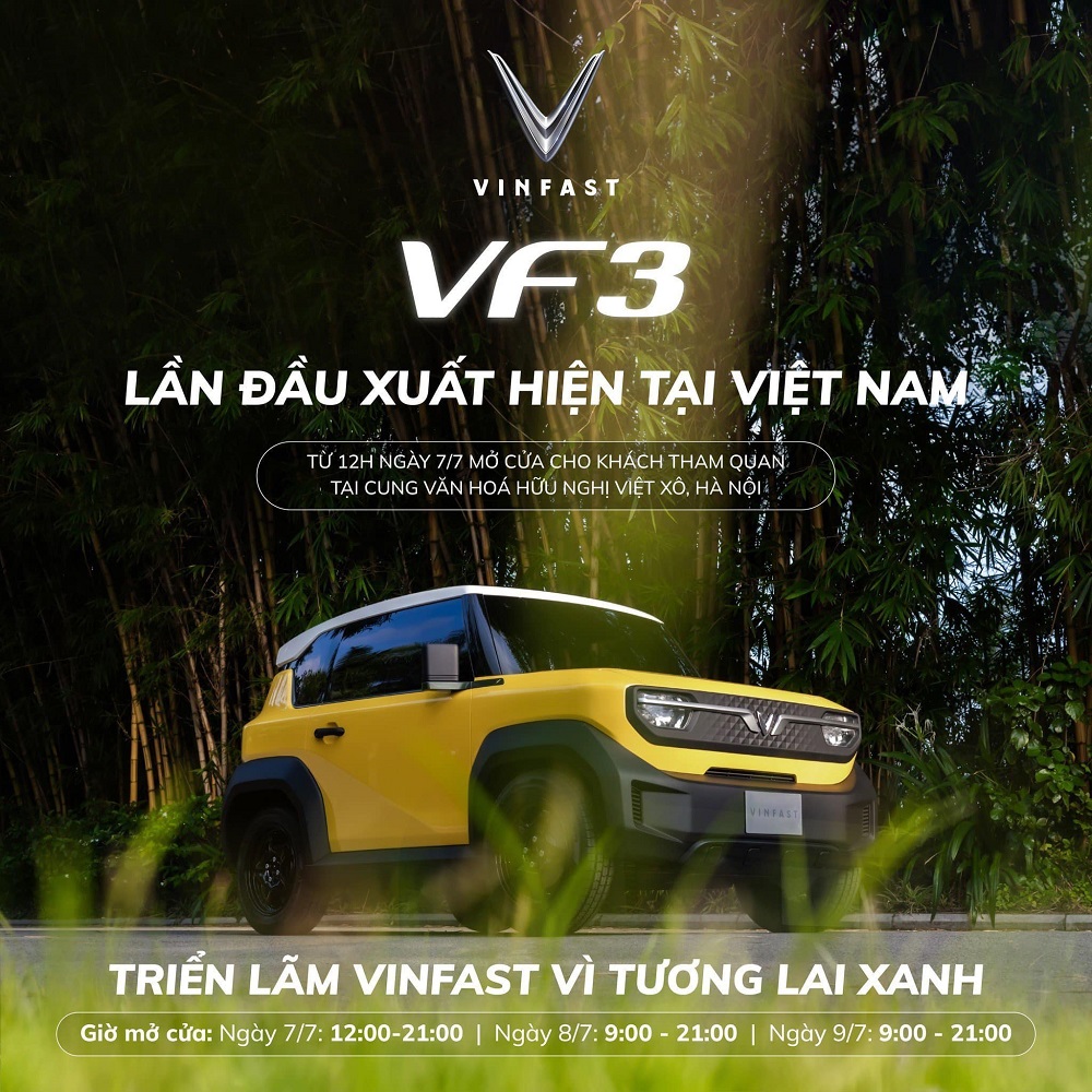 Xe điện quốc dân tương lai VinFast VF3 lộ ảnh thực tế trước khi ra mắt trong tuần này