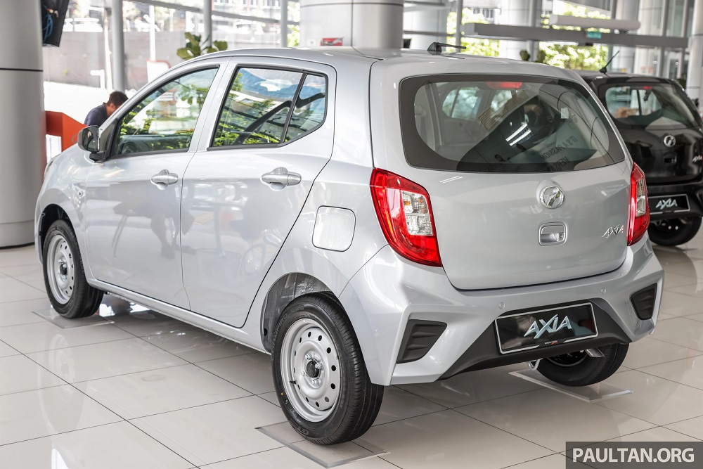 Perodua Axia E 2023 dùng vành thép 14 inch Perodua Axia E 2023 dùng vành thép 14 inch