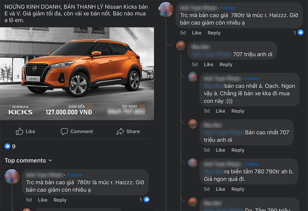 Nissan Kicks e-Power được đại lý giảm giá lên đến 150 triệu đồng, bản cao nhất chỉ còn 707 triệu đồng