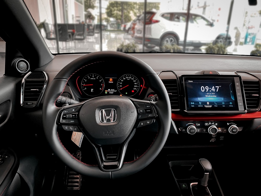Nội thất của Honda City 2023 bản RS Nội thất của Honda City 2023 bản RS