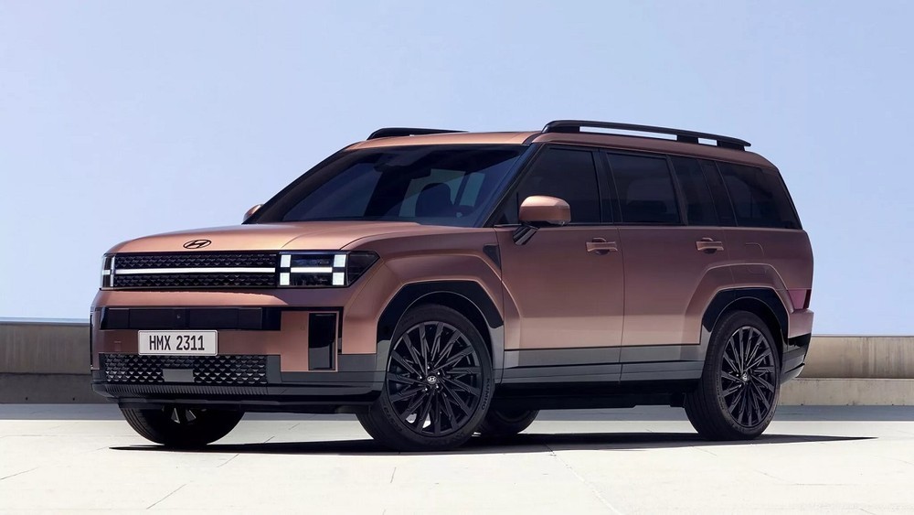 Hyundai Santa Fe 2024 màu cam đất Hyundai Santa Fe 2024 màu cam đất