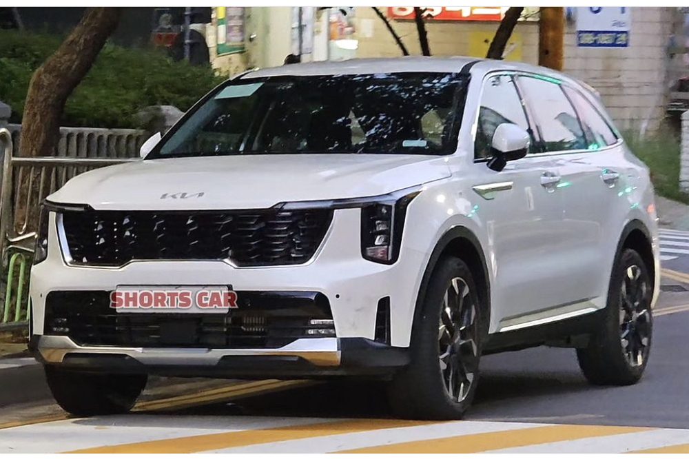 Kia Sorento 2024 liên tục bị bắt gặp trên đường phố Hàn Quốc