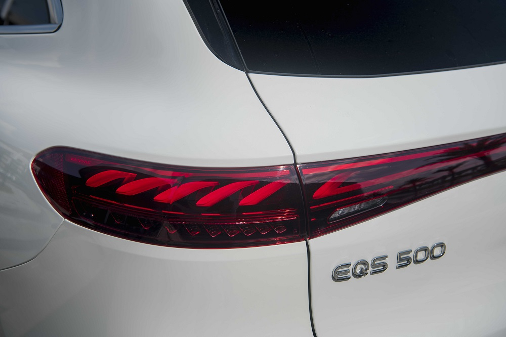 Đèn hậu của Mercedes-Benz EQS SUV Đèn hậu của Mercedes-Benz EQS SUV
