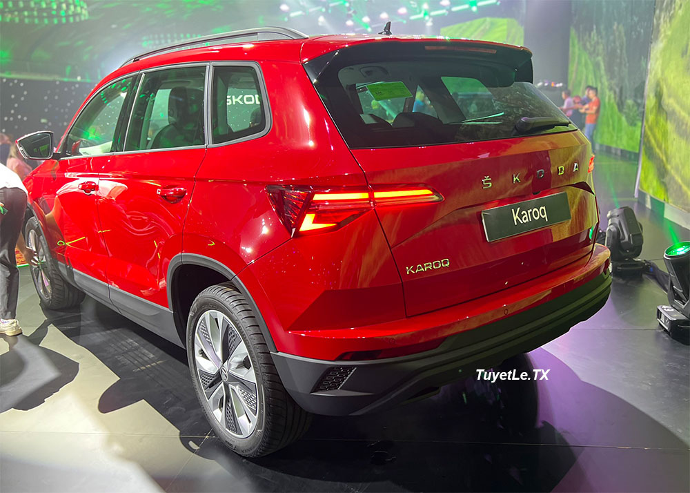 Thiết kế phía sau của Skoda Karoq Thiết kế phía sau của Skoda Karoq