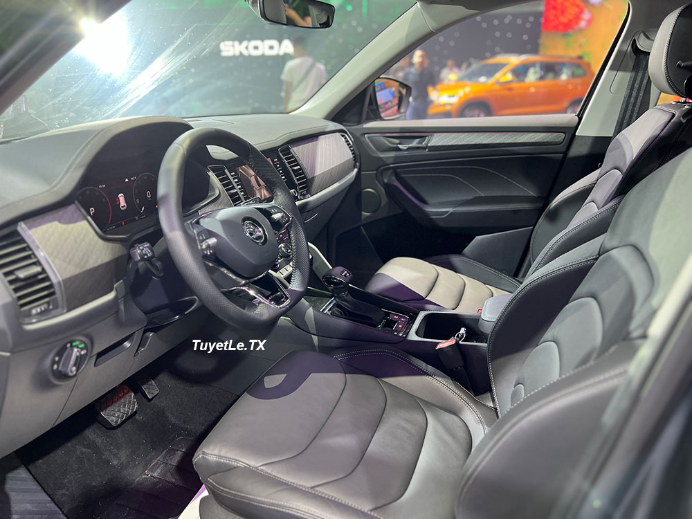 Skoda Kodiaq còn có ghế trước chỉnh điện 8 hướng Skoda Kodiaq còn có ghế trước chỉnh điện 8 hướng